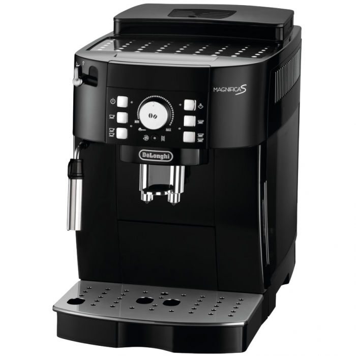 Espressor automat De Longhi Magnifica S ECAM 21.117.B, 1450 W, 15 bar, 1.8 l, Negru