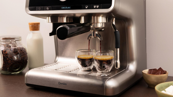 Espressor Cecotec 1589, 1550W, 1.7 L ,Inox/Negru [7]