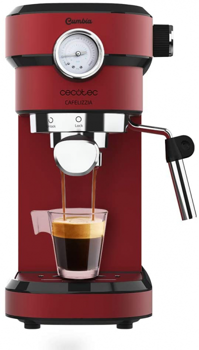 Espressor manual Cecotec Cafelizzia 790 Shiny Pro 1,2 L 20 bar 1350W Rosu