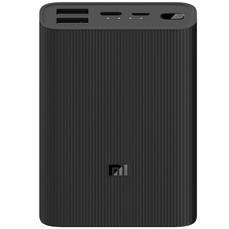 External battery Xiaomi MI Power Bank 3 Ultra Compact, 10000 mA, Power Delivery (PD) - Quick Charge 3.0, 22.5W, (PB1022ZM) BHR4412GL, Black