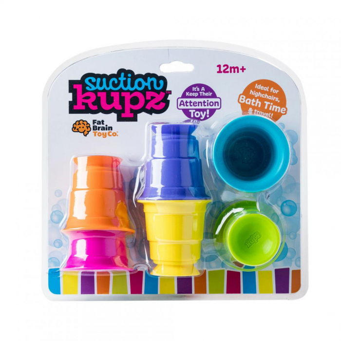 Fat Brain Set 6 cupe de silicon colorate