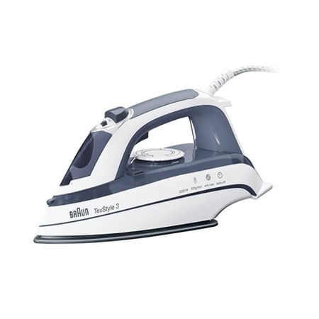 Fier de calcat braun ts375 a, 2200 w, oprire automata, ceramic, alb albastru
