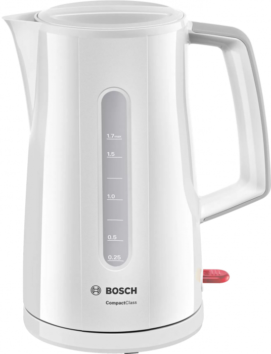 Fierbator apa Bosch TWK3A011, 2400 W, 1.7 l, Alb