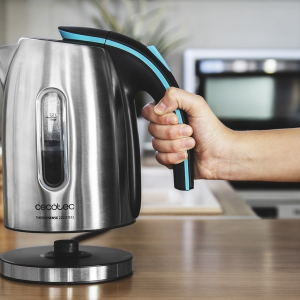Fierbator Cecotec ThermoSense 220 Steel 01513, 1630 W, 1.2 L, otel inoxidabil, oprire automata [2]