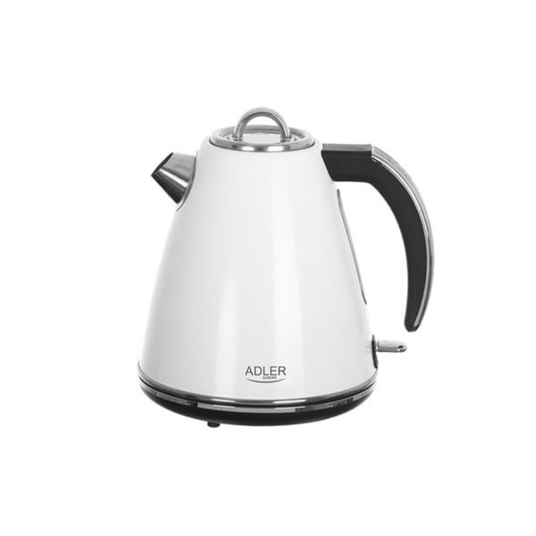 Fierbator de apa Adler AD 1343 white, 2200 W, 1.5 L Alb