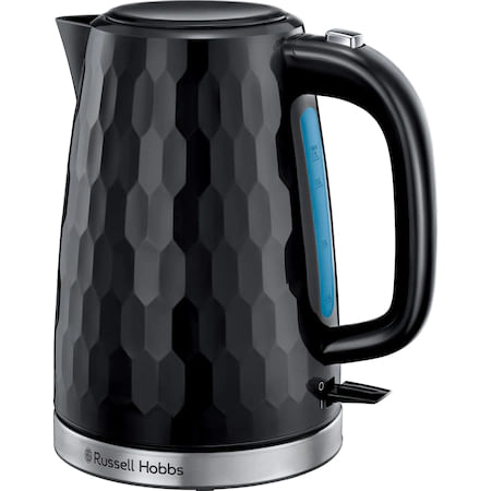 Fierbator Russell Hobbs Honeycomb Black 26051-70, Putere 2400 W, Capacitate 1.7 l, Fierbere rapida, Indicator nivel apa, Negru