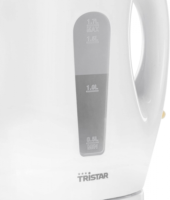 Fierbator Tristar WK-3380, 2200W, Capacitate 1.7l, Oprire automata, Indicator nivel apa, Alb [2]