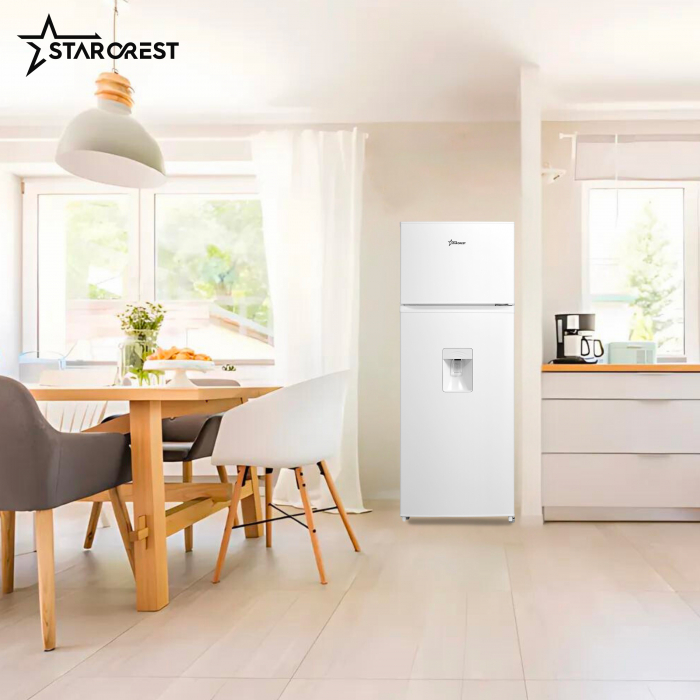 Frigider cu 2 usi STARCREST SF-204WD-WHE,199 L, Clasa E, Dozator Apa, Iluminare LED, Termostat Ajustabil, Usi reversibile, H 143 cm, Alb [6]