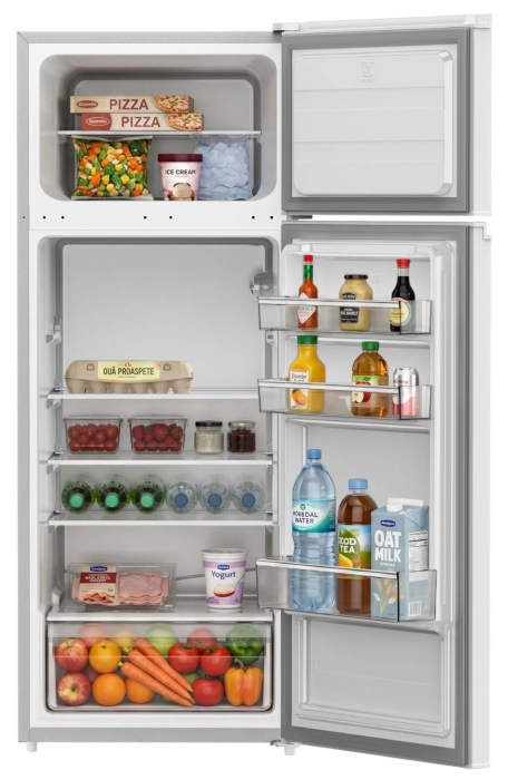 Frigider cu 2 usi STARCREST SF-210WH-E, 210 L, Clasa E, Iluminare LED, Termostat Ajustabil, Usi reversibile, H 143 cm, Alb [2]