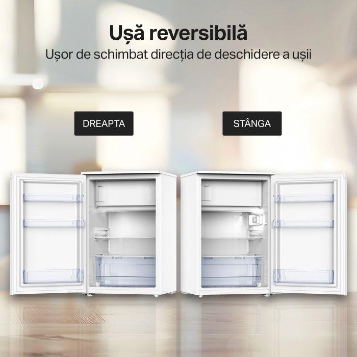 Frigider cu o usa STARCREST SF-115WHE, Clasa E, Capacitate 115L, Iluminare interioara, H 84.7 cm, Alb [8]