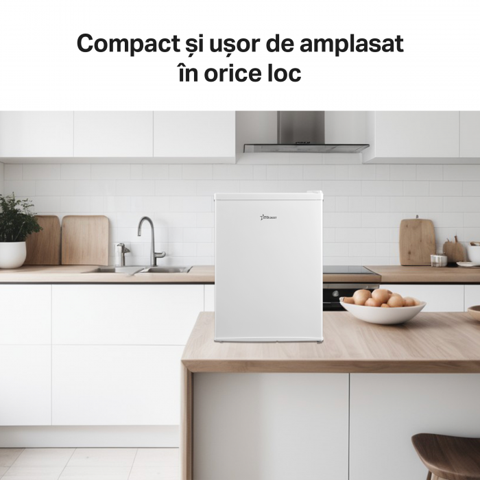 Frigider cu o usa STARCREST SF-660WHT, Clasa E, Capacitate 66 L, H 63 cm, Alb [5]