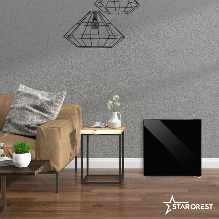 Frigider minibar STARCREST SMB-47GLS-BK, Design modern, 46 l, Clasa E, H 48.8 cm, Sticla Neagra [6]