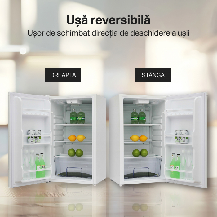 Frigider - Racitor cu o usa STARCREST SFL-92WHE, Clasa F, Capacitate 92L, Iluminare interioara, H 83 cm, Alb [8]