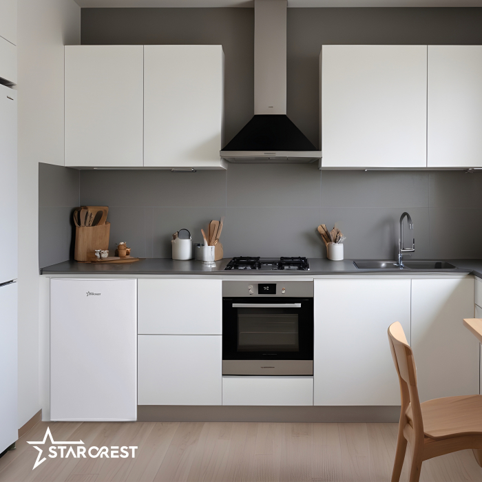 Frigider - Racitor cu o usa STARCREST SFL-930WHT, Clasa E, Capacitate 93L, Iluminare interioara, H 86.4 cm, Alb [5]