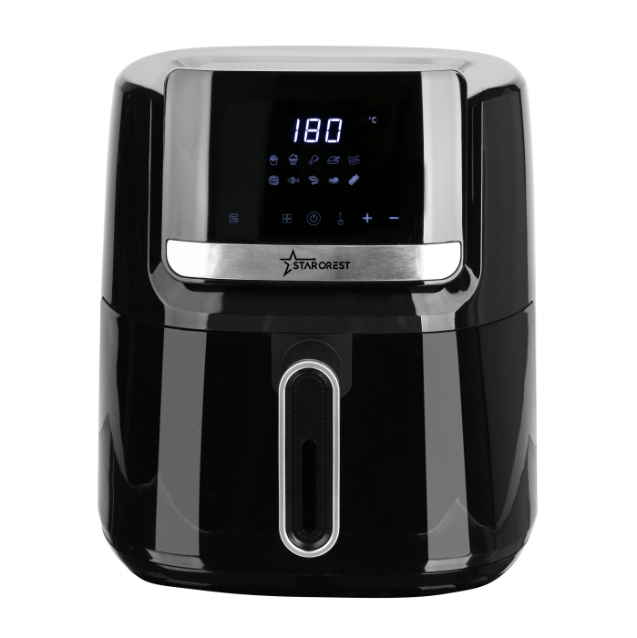 Friteuza cu aer cald STARCREST SFR-6250BK, 1600 W, 6.5 Litri, Termostat 80 - 200 °C, 10 programe predefinite, Negru [2]