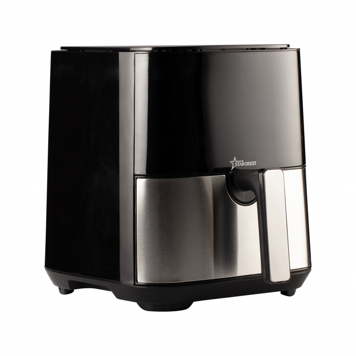 Friteuza digitala cu aer cald XL STARCREST SFR-5050X, 1450 W, 5 Litri, Termostat 80 - 200 °C, 8 programe predefinite, Negru [8]