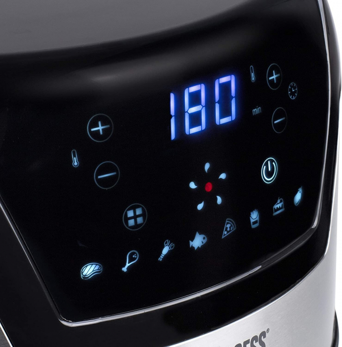 Friteuza Digitala cu aer cald XXL Princess 182026, 1500 W, , Argintiu [4]
