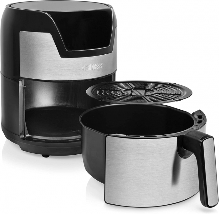 Friteuza Digitala cu aer cald XXL Princess 182026, 1500 W, , Argintiu [6]