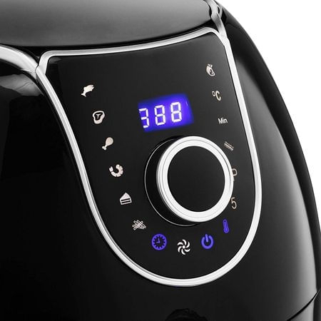 Friteuza digitala cu aer cald XXL Princess 182055, 1700 W, 5.2 litri, termostat reglabil 80 - 200°, Functii prajire, coacere, reincalzire, Negru [3]