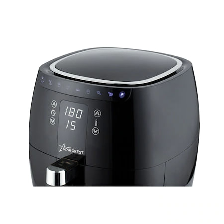 Friteuza digitala fara ulei XL STARCREST SFR-3500, 1500 W, Cos 3.5 litri, Termostat 80 - 200 °C, 8 programe predefinite, Negru [7]