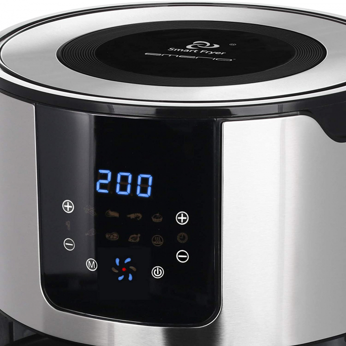 Friteuza fara ulei Emerio AF-124802, 5 l, 1400 wati, 7 programe, functia de incalzire, inox [3]