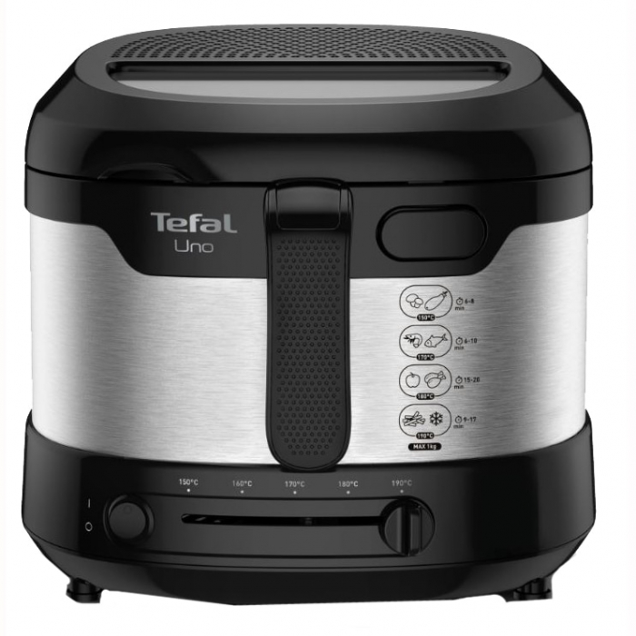 Friteuza Tefal Uno FF215D30, 1KG , 1.8L, 150 C-190 C , 4 persoane