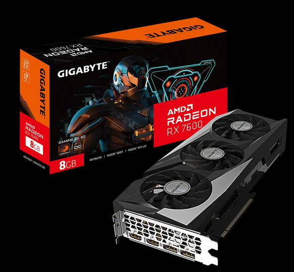 GB Radeon RX7600 Gaming OC 8GB