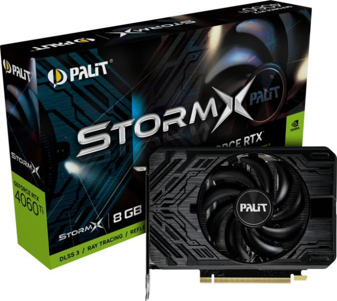 GeForce RTX, 4060 Ti StormX 8GB GDDR6 128bit PCI-E 4.0 HDMI 2.1 DP1.4a x 3 https: www.palit.com palit vgapro.php?id 4858 lang enpn NE6406T019P1-1060Ftab sp