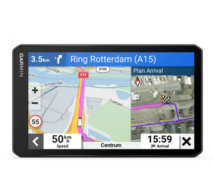 GPS Garmin LGV710 7 , rezolutie 1024 x 600, IPS, autonomie 2 ore, suporta microSD, 16GB intern