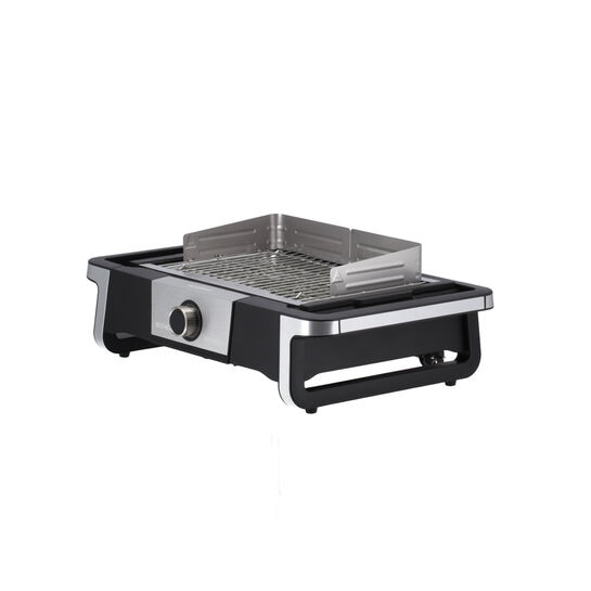 Gratar electric Severin PG 8114, 3000W, Boost Zone 0 - 500 C, afisaj Oled, termometru, inox negru