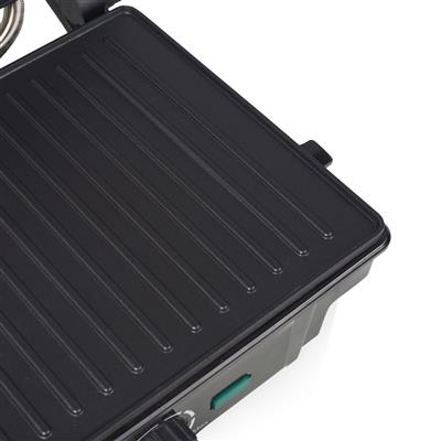Gratar electric Tristar GR-9165PR, 1600W, deschidere la 180°, termostat reglabil, tavita colectare grasime, maner CoolTouch, Argintiu / Negru [2]