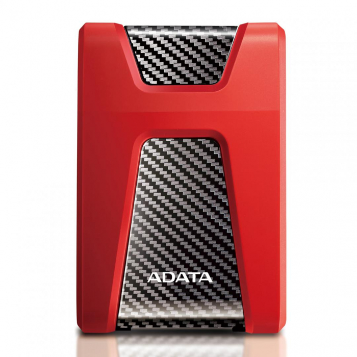 HDD extern ADATA, 2TB, HD650, 2.5 , USB3.1, Rezistent la zgarieturi, Rosu