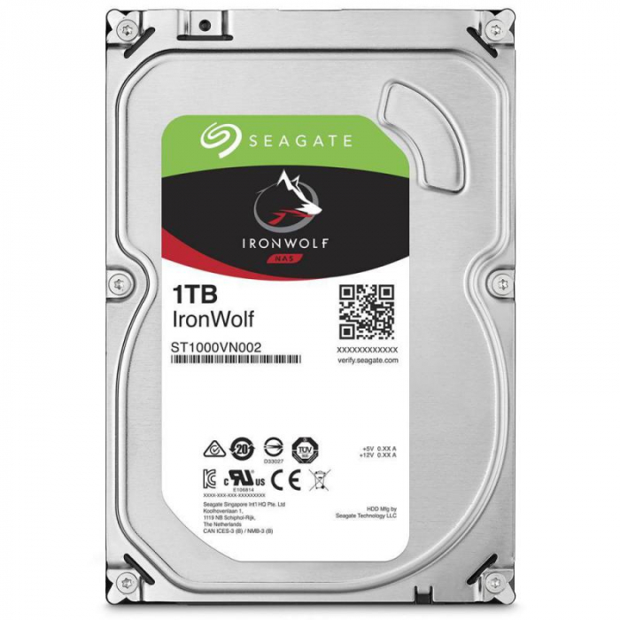 HDD intern Seagate IronWolf, 1TB, 5400RPM, SATA III