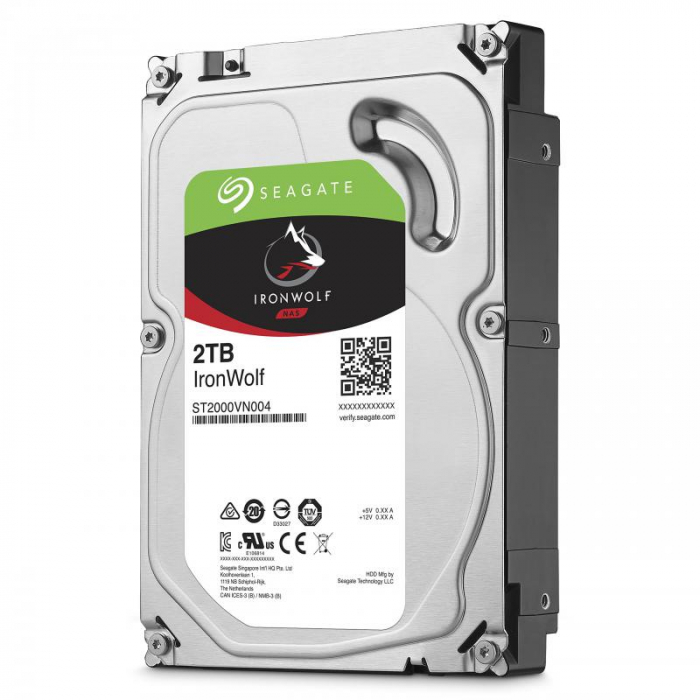 HDD Seagate IronWolf, 2TB, 5900RPM, SATA III