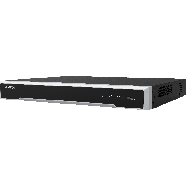 Hikvision NVR DS-7608NXI-K2 8-ch synchronous playback, up to 2 SATA interfaces for HDD connection (up to 10 TB capacity per HDD),1 self- adaptive 10 100 1000 Mbps Ethernet interface, 12MP Resolution,