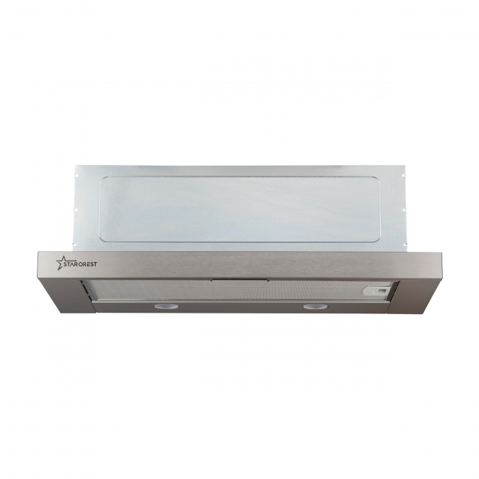 Hota telescopica STARCREST STH-64321IX,  Putere de absorbtie 300 mc/h, 1 Motor, 2 Trepte putere, Inox [2]