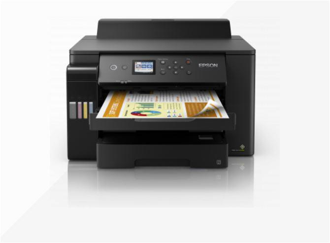 Imprimanta inkjet color CISS Epson L11160, dimensiune A3+, viteza max 32ppm alb-negru, 32ppm color, rezolutie printer 4800 x 1200 dpi, alimentare hartie 550 coli, imprimare fara margini, duplex, inter