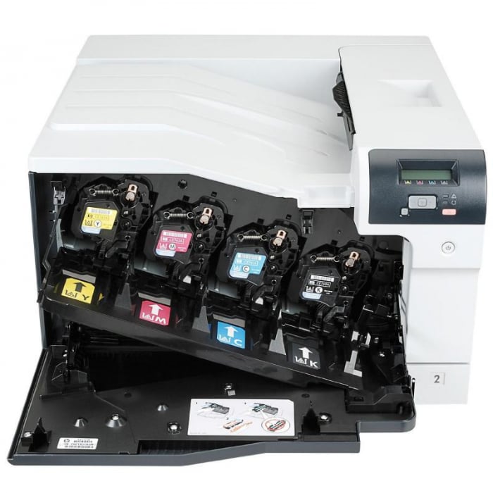 Imprimanta laser color HP Color LaserJet Professional CP5225n, dimensiune A3, viteza max 20ppm alb-negru si color, rezolutie 600x600 dpi, proceso...
