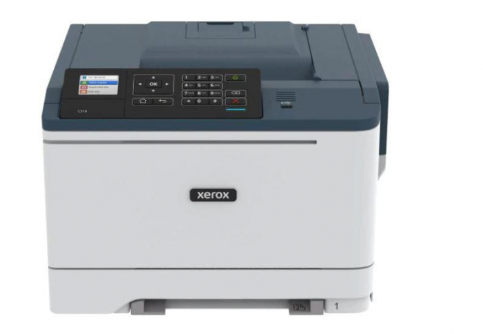 Imprimanta laser color Xerox C310V_DNI, Dimensiune A4, Viteza: 33ppm cu 16 ppm duplex, Rezolutie:1200 x 1200 dpi, 4800 Color Quality , Procesor:...