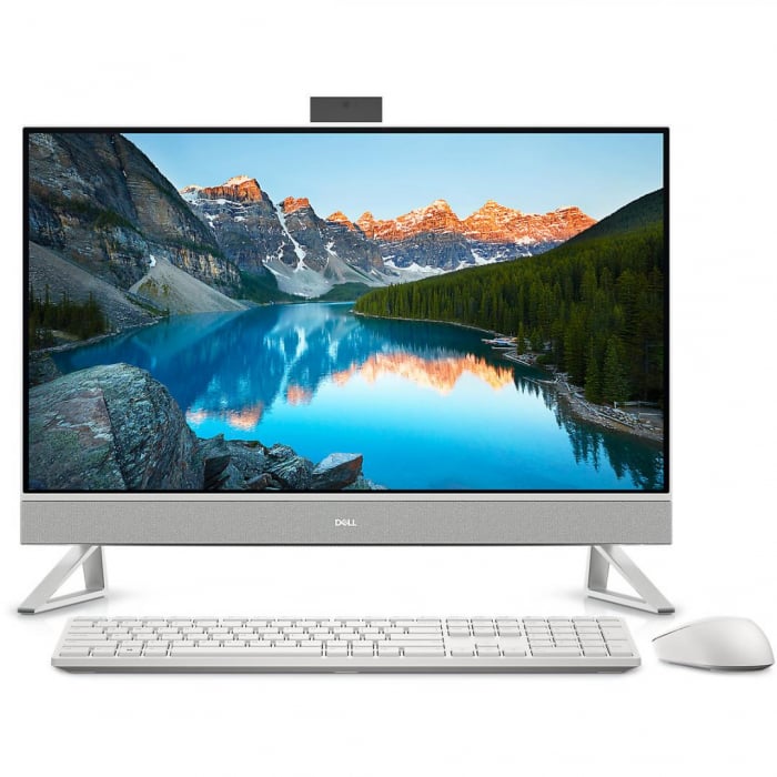 Inspiron All-In-One 7710, 27-inch FHD (1920 x 1080) Narrow Border Infinity Touch Display with Wide Viewing Angle, Camera, FHD, non-tilt, white, 1...