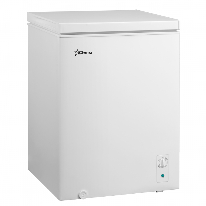 RESIGILAT - Lada frigorifica STARCREST SCF-143WHE, Clasa E, Capacitate 143L, Sistem convertibil - functie frigider, Termostat reglabil, Alb