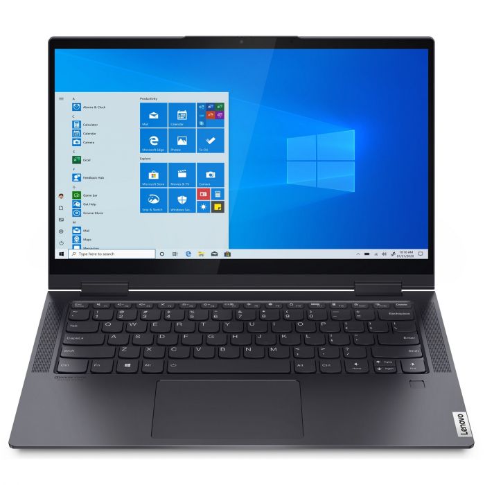 Laptop 2 in 1 Lenovo Yoga 7 14ACN6, 14 FHD IPS Touch Screen 300nits, AMD Ryzen 5 5600U 6-core, 16 GB DDR4, 1 TB SSD m2 PCIe NVMe, Intel Iris Xe Graphics, Windows 11 Home, 71Wh Battery, Aluminium Ultr