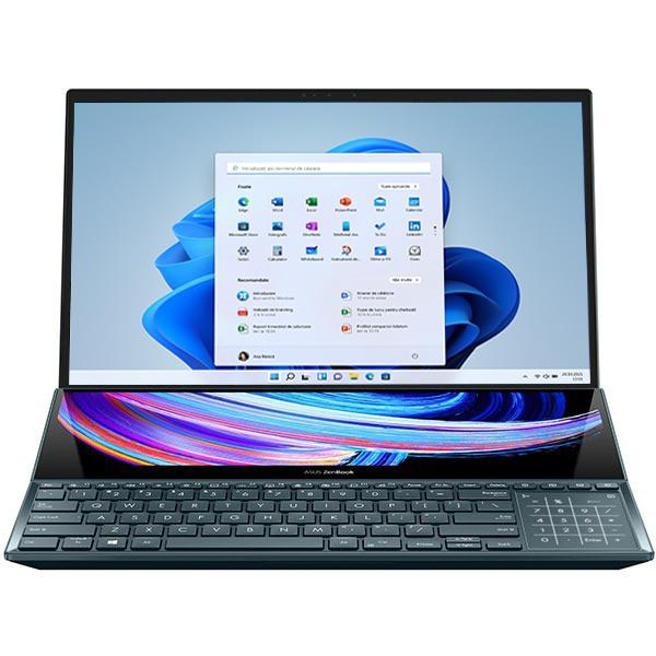 Laptop ASUS Zenbook, UX582ZW-H2021X, 15.6-inch, 4K (3840 x 2160) OLED 16:9, i7-12700H Processor 2.3.GHz, NVIDIA(R) GeForce(R) RTX(T) 3070 Ti Lap...