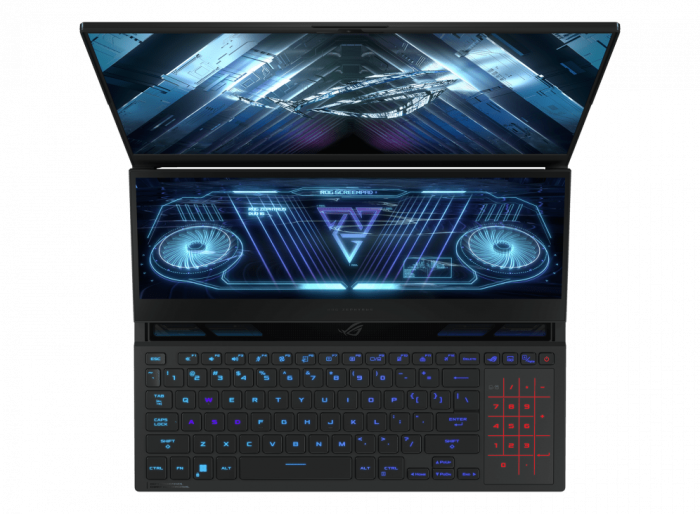 Laptop Gaming ASUS ROG Zephyrus Duo 16, GX650RS-LB050W, 16-inch, WQUXGA (3840x2400) 16:10 WUXGA (1920x1200) 16:10, 500 nits, an ti-glare dis...