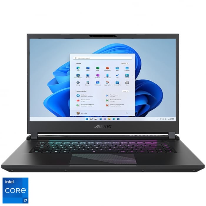 Laptop Gaming Gigabyte Aorus 15 BSF cu procesor Intel Core, i7-13700H pana la 5.00GHz, 15.6 , QHD, 165Hz, 16GB DDR5, 1TB SSD, NVIDIA GeForce RTX 4070 8GB GDDR6, Windows 11 Home, Black