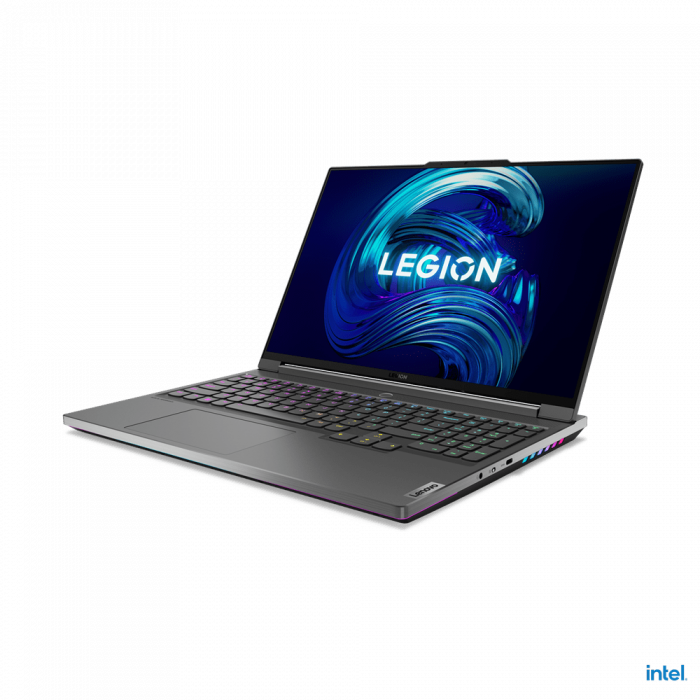 Laptop Gaming Lenovo Legion 7 16IAX7, 16 WQXGA, IPS, 165 Hz, Intel Core i7-12800HX, 16C (8P + 8E) 24T, P-core 2.0 4.8GHz, E-core 1.5 3.4GH...