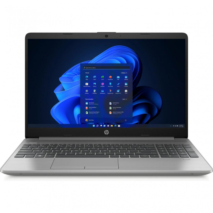 Laptop HP 250 G9 cu procesor Intel Core i5-1235U 10 Core (1.3GHz, up to 4.4GHz, 12MB), 15.6 inch FHD, DSC MX550-2GB GDDR6, 16GB DDR4, SSD, 512GB ...