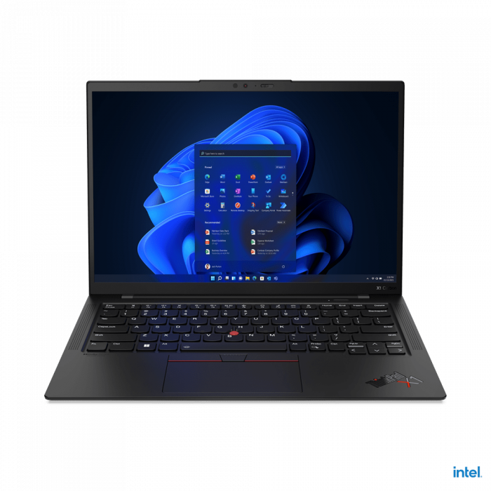 Laptop Lenovo ThinkPad X1 Carbon Gen 10, 14 OLED, Intel Core i7-1260P, Video: Integrated RAM: 32GB, SSD: 1TB, 3Y Premier, W11P