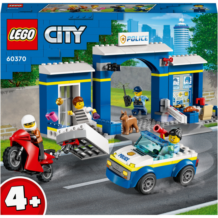 LEGO City - Urmarire la sectia de politie 60370, 172 piese