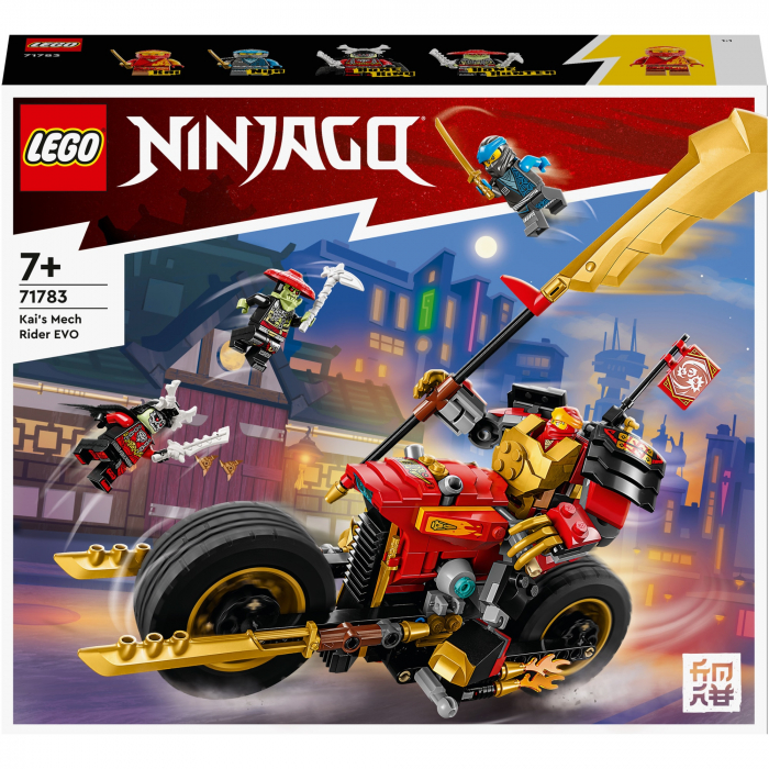 LEGO Ninjago - Motocicleta robot EVO a lui Kai 71783, 312 piese